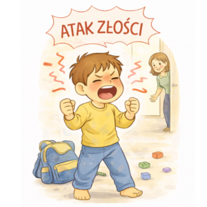 Rozdrażnione dziecko po powrocie z przedszkola – silne emocje po całym dniu