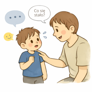 Spokojna reakcja rodzica, gdy dziecko krzyczy zamiast mówić – rozmowa i bliskość