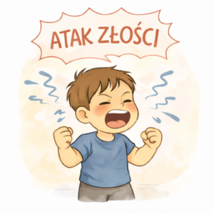Napad złości u dziecka w wieku 2–5 lat – silne emocje i krzyk