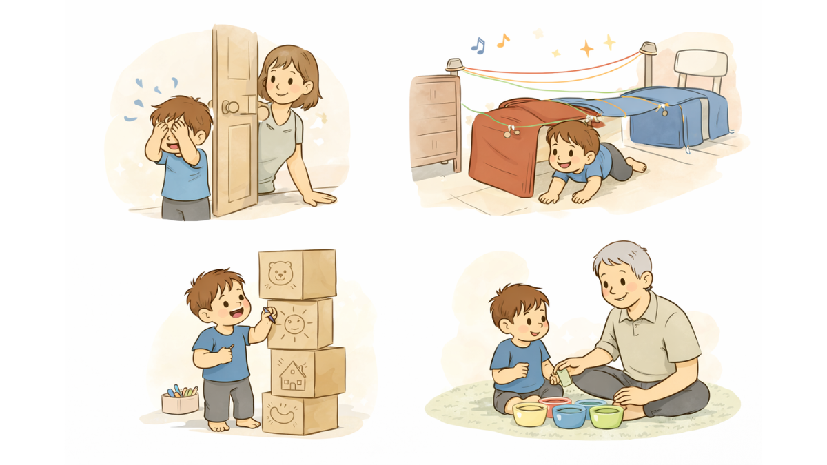 Proste zabawy w domu dla przedszkolaka bez przygotowań – przykłady