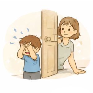 Prosta zabawa w chowanego w domu dla przedszkolaka bez przygotowań