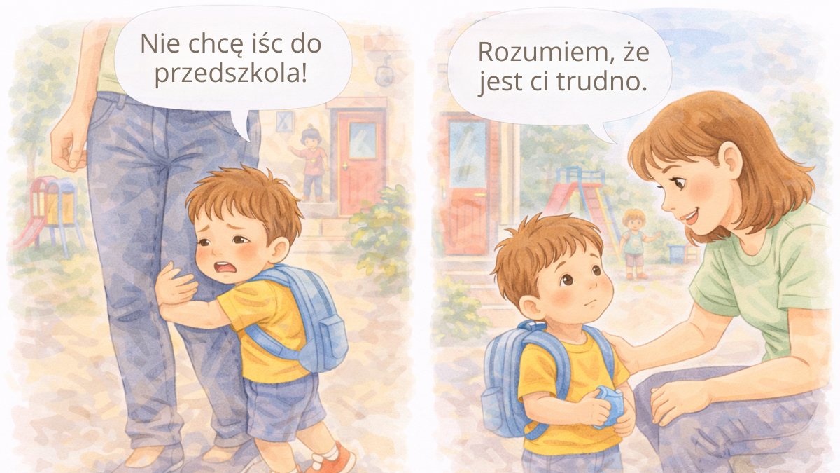 4-latek nie chce iść do przedszkola – trudny poranek