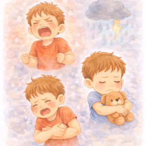 Silne emocje u 3-latka – złość, smutek i potrzeba pocieszenia